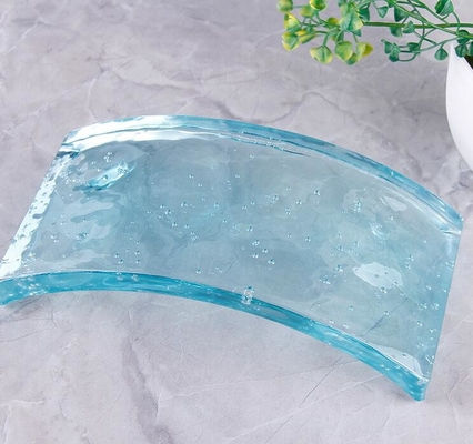 8x8x4 Crystal Glass Block Super Clear Decorative Glass Striped Engraved