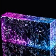 Grande pannello di parete della decorazione da vendere il blocchetto di Crystal Clear Stained Translucent Glass